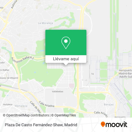 Mapa Plaza De Casto Fernández-Shaw