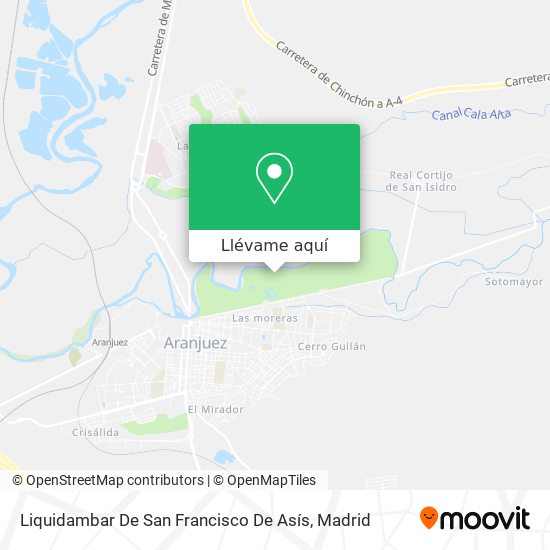 Mapa Liquidambar De San Francisco De Asís