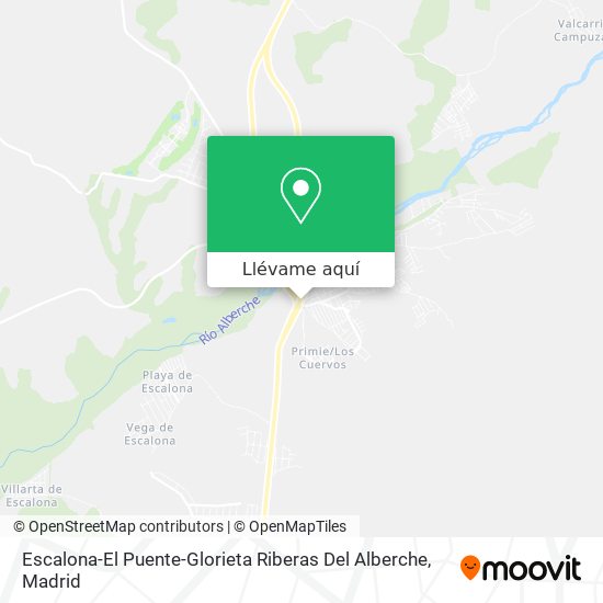Mapa Escalona-El Puente-Glorieta Riberas Del Alberche