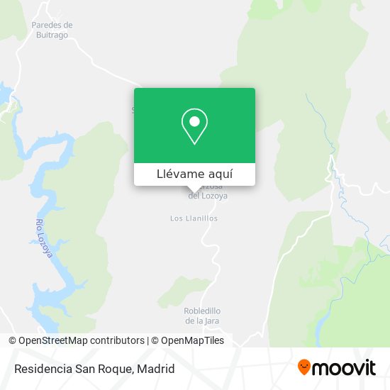 Mapa Residencia San Roque