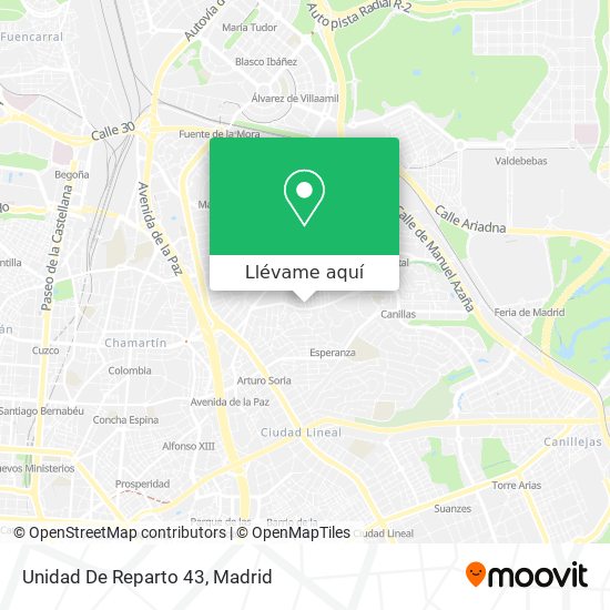 Mapa Unidad De Reparto 43