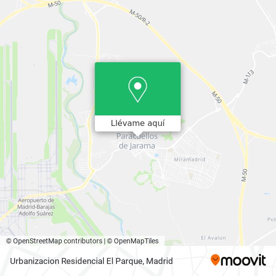 Mapa Urbanizacion Residencial El Parque