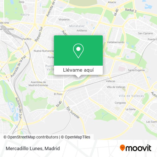 Mapa Mercadillo Lunes