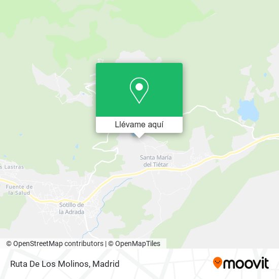 Mapa Ruta De Los Molinos