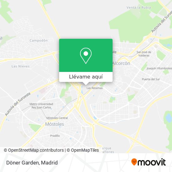 Mapa Döner Garden