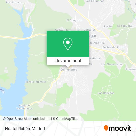 Mapa Hostal Rubén