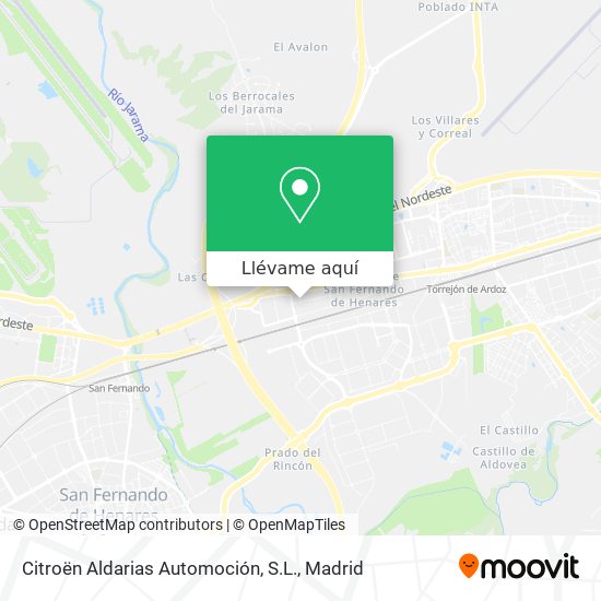 Mapa Citroën Aldarias Automoción, S.L.
