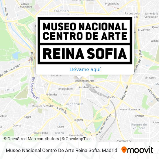 Mapa Museo Nacional Centro De Arte Reina Sofía