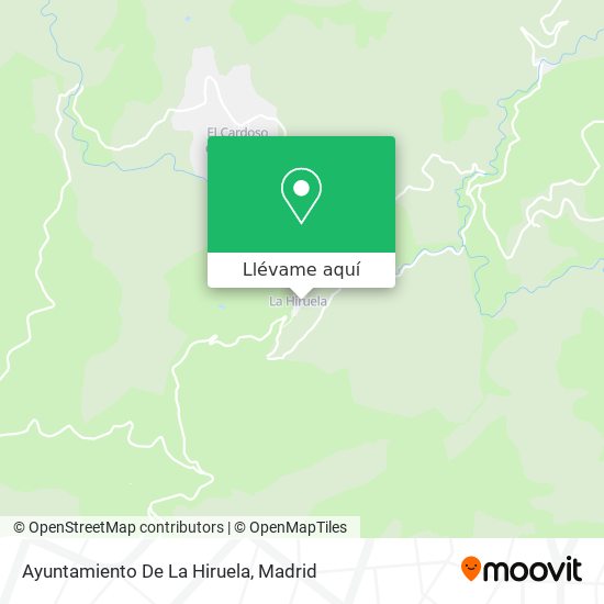 Mapa Ayuntamiento De La Hiruela