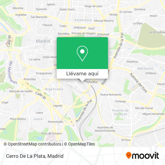 Mapa Cerro De La Plata
