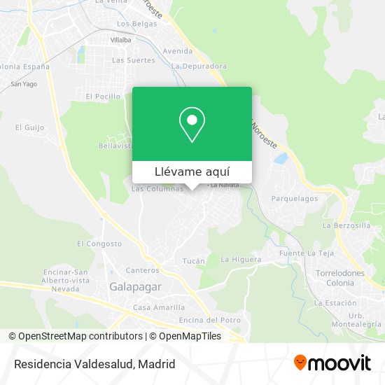 Mapa Residencia Valdesalud