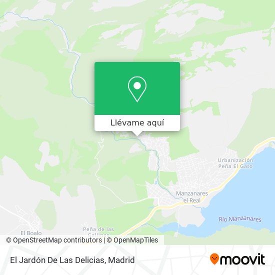 Mapa El Jardón De Las Delicias