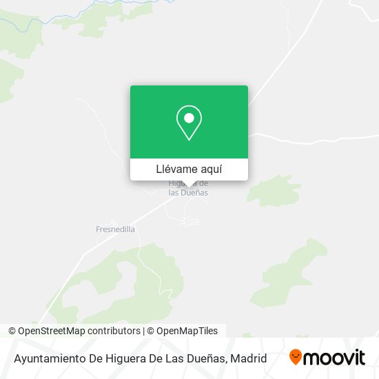 Mapa Ayuntamiento De Higuera De Las Dueñas