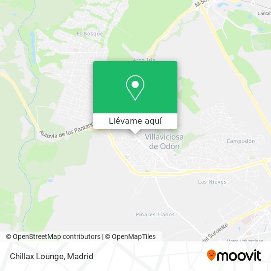 Mapa Chillax Lounge