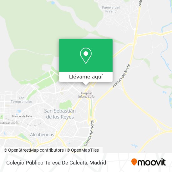 Mapa Colegio Público Teresa De Calcuta