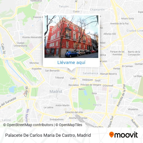 Mapa Palacete De Carlos María De Castro