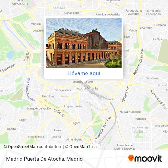 Mapa Madrid Puerta De Atocha