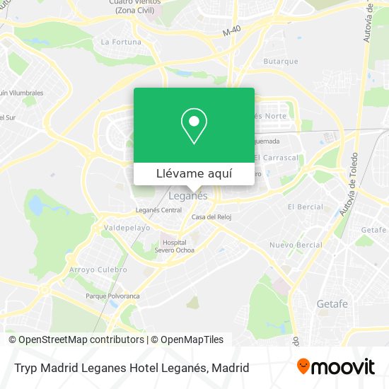 Mapa Tryp Madrid Leganes Hotel Leganés
