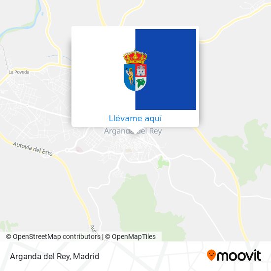 Mapa Arganda del Rey