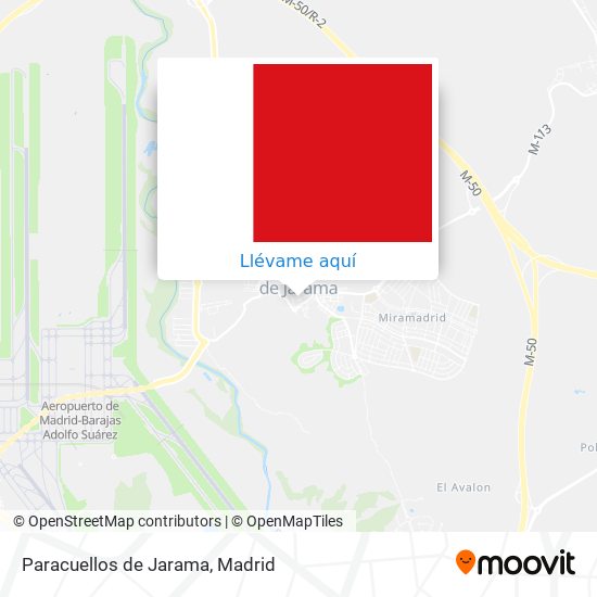 Mapa Paracuellos de Jarama