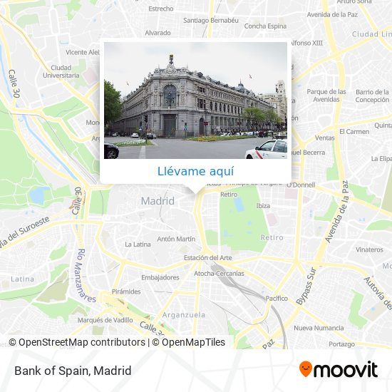 Mapa Bank of Spain