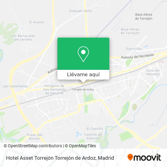 Mapa Hotel Asset Torrejón Torrejón de Ardoz