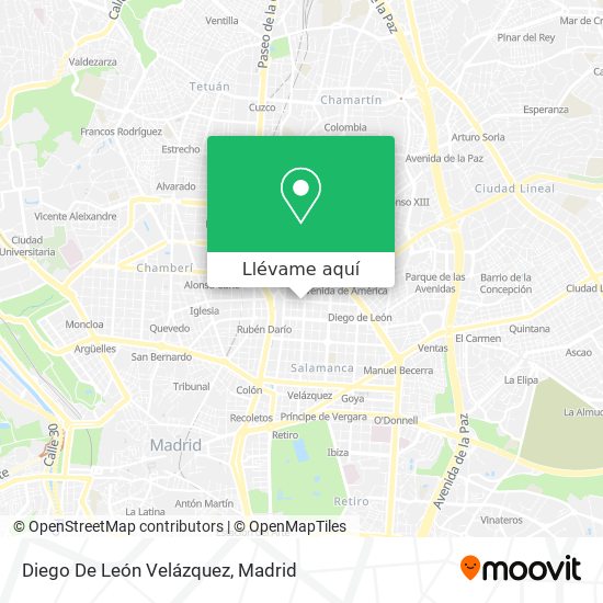 Mapa Diego De León Velázquez