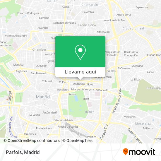 Cómo llegar a Parfois Madrid en Metro, Autobús o Tren?