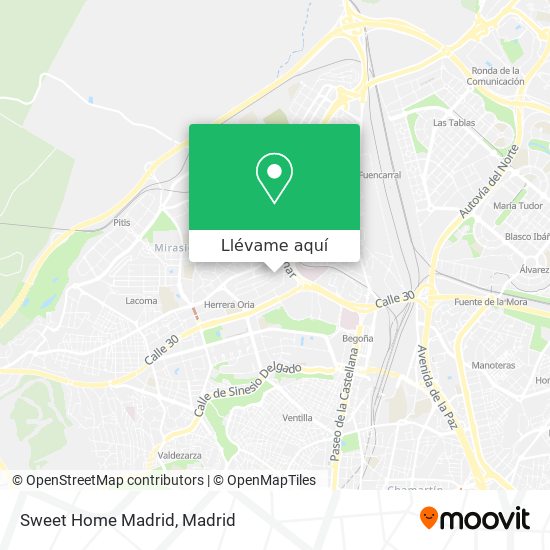Mapa Sweet Home Madrid