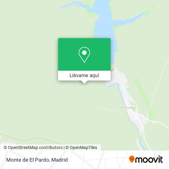Mapa Monte de El Pardo
