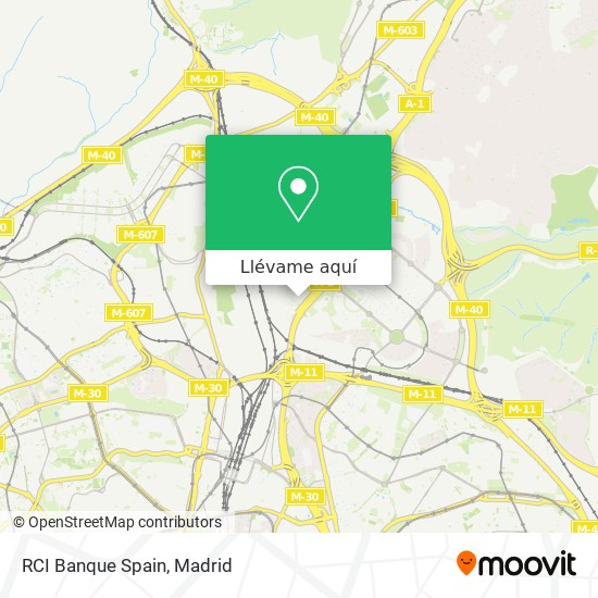 Mapa RCI Banque Spain