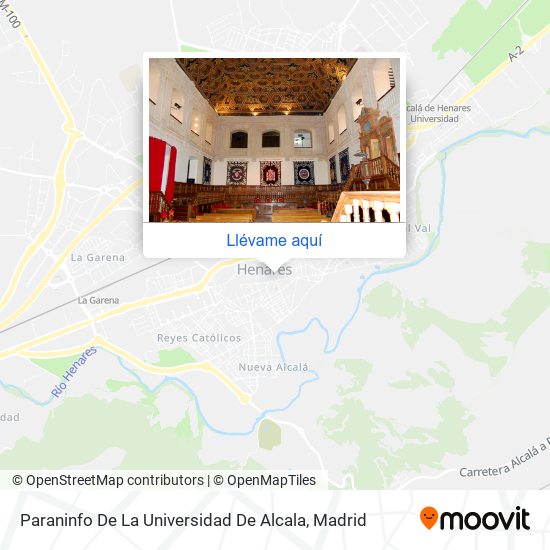 Mapa Paraninfo De La Universidad De Alcala
