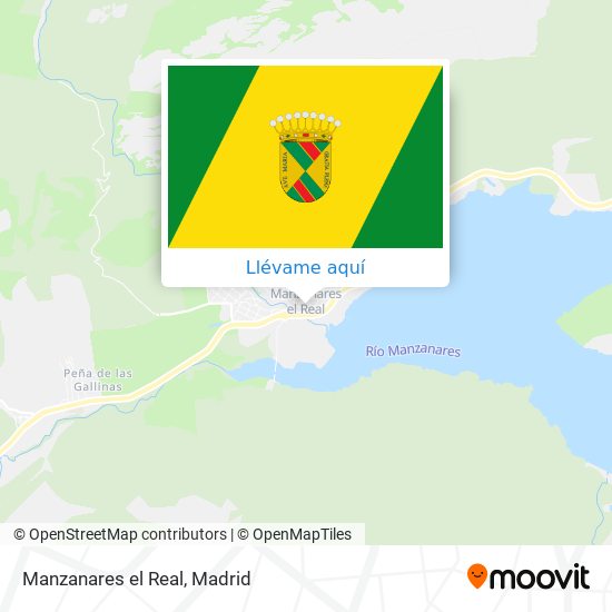 Mapa Manzanares el Real