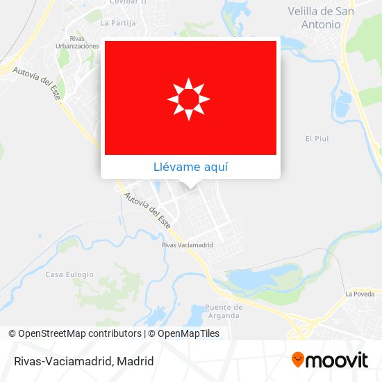 Mapa Rivas-Vaciamadrid