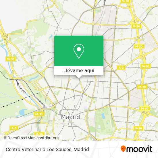 Mapa Centro Veterinario Los Sauces