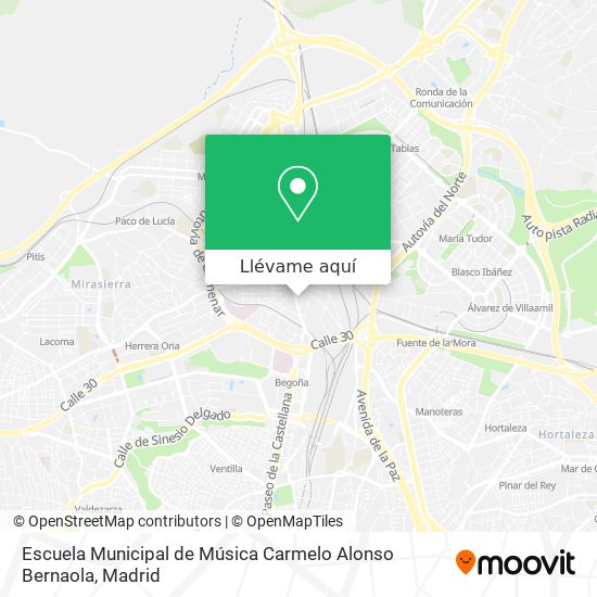 Mapa Escuela Municipal de Música Carmelo Alonso Bernaola