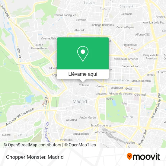 Mapa Chopper Monster