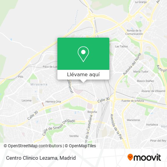 Mapa Centro Clinico Lezama