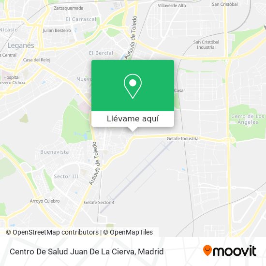 Mapa Centro De Salud Juan De La Cierva
