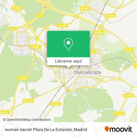 Mapa women secret Plaza De La Estación