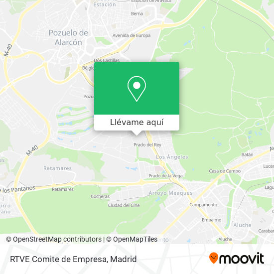 Mapa RTVE Comite de Empresa