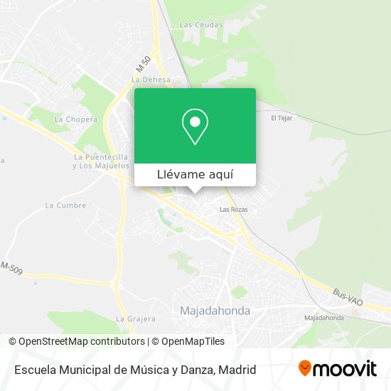 Mapa Escuela Municipal de Música y Danza