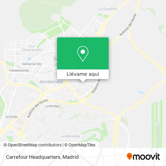 Mapa Carrefour Headquarters