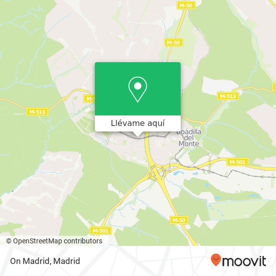 Mapa On Madrid