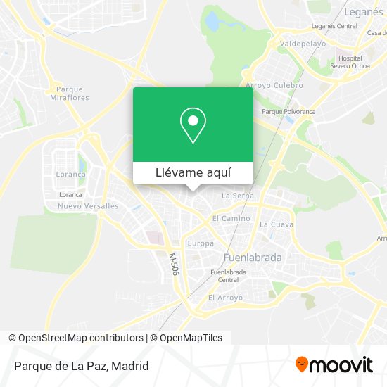 Mapa Parque de La Paz