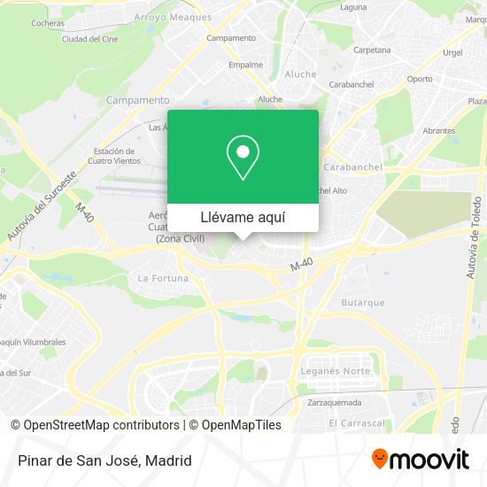 Mapa Pinar de San José