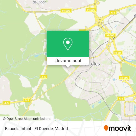 Mapa Escuela Infantil El Duende