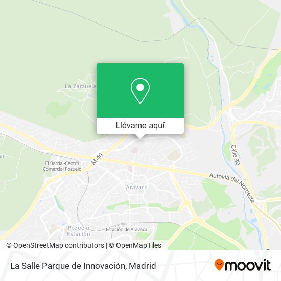 Mapa La Salle Parque de Innovación