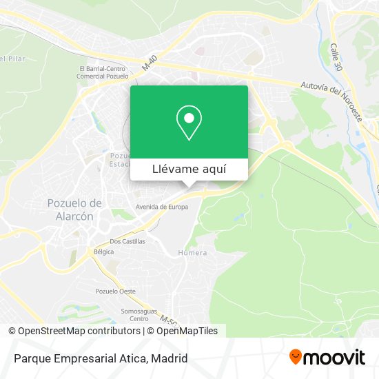 Mapa Parque Empresarial Atica
