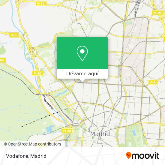 Mapa Vodafone